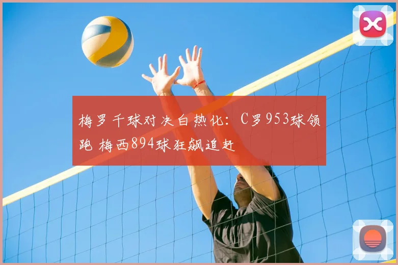 梅罗千球对决白热化：C罗953球领跑 梅西894球狂飙追赶